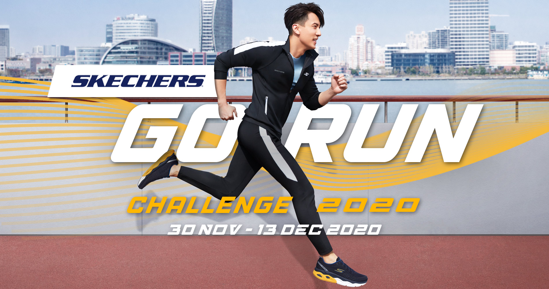 Skechers go run 7 homme clearance or